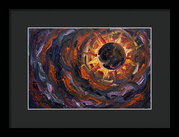 Solar Eclipse In Expressionist Style