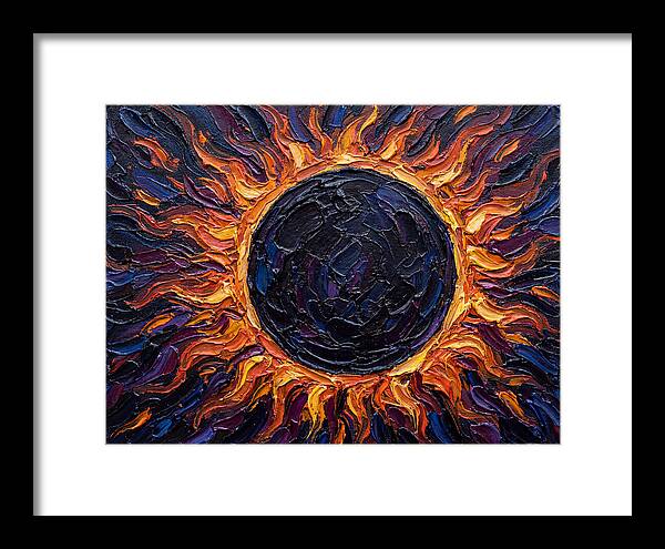 Solar Eclipse In Flames