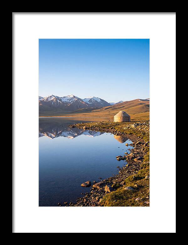 Song Kul Alpine Lake At Sunrise