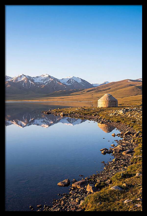Song Kul Alpine Lake At Sunrise