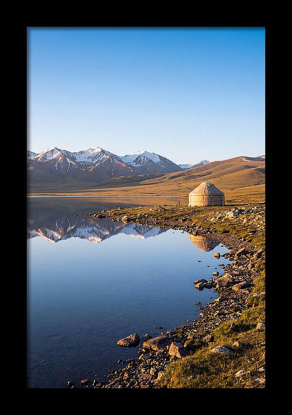 Song Kul Alpine Lake At Sunrise