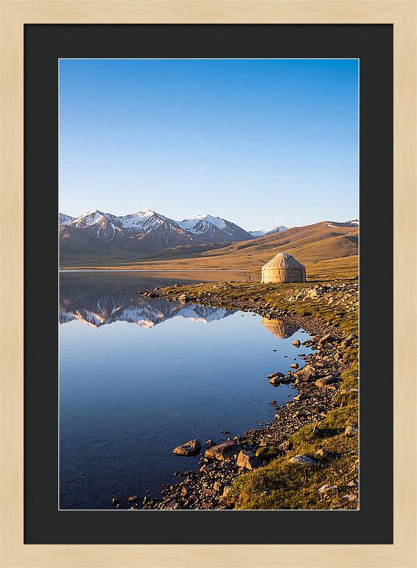 Song Kul Alpine Lake At Sunrise