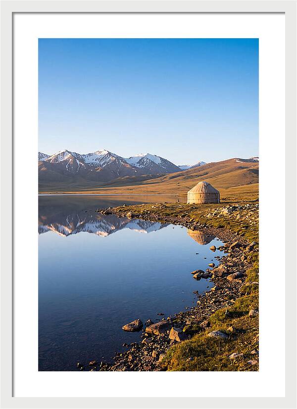Song Kul Alpine Lake At Sunrise