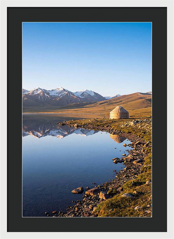 Song Kul Alpine Lake At Sunrise