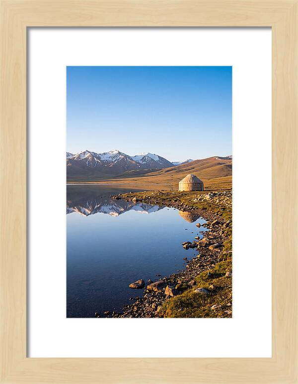 Song Kul Alpine Lake At Sunrise