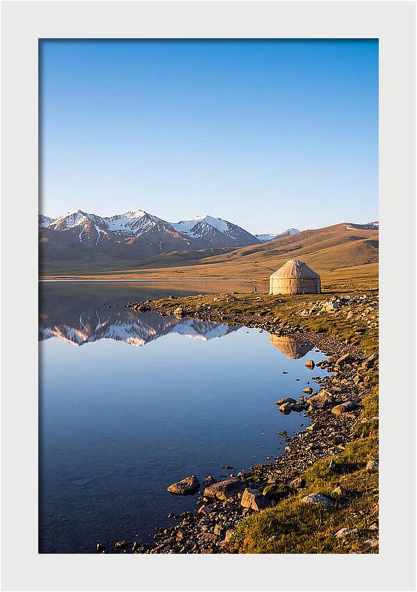 Song Kul Alpine Lake At Sunrise
