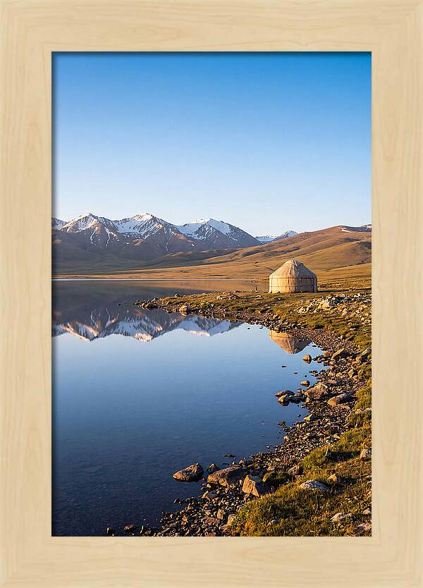 Song Kul Alpine Lake At Sunrise