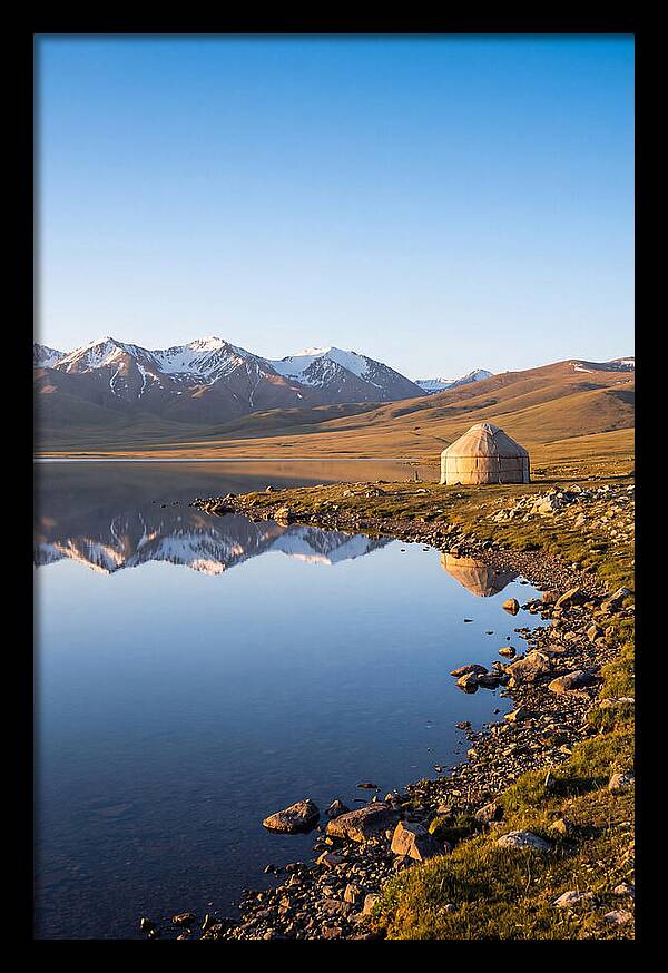 Song Kul Alpine Lake At Sunrise