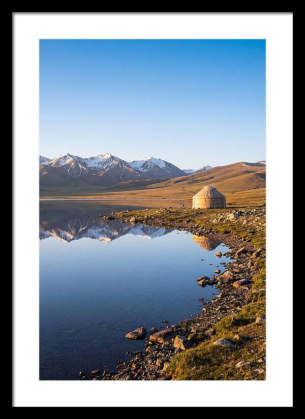 Song Kul Alpine Lake At Sunrise