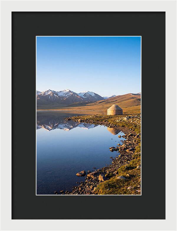 Song Kul Alpine Lake At Sunrise