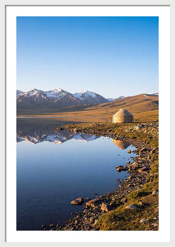 Song Kul Alpine Lake At Sunrise