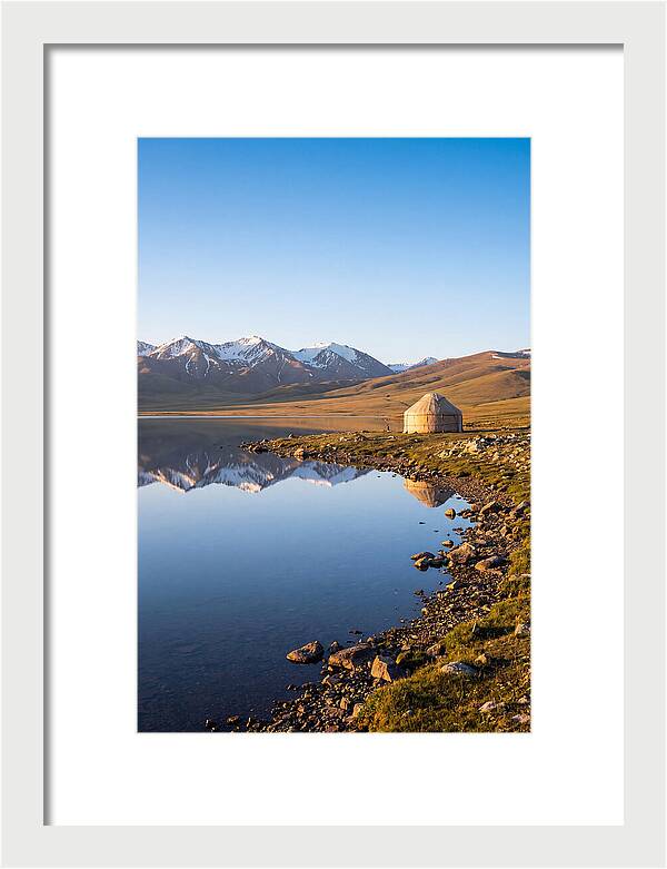 Song Kul Alpine Lake At Sunrise