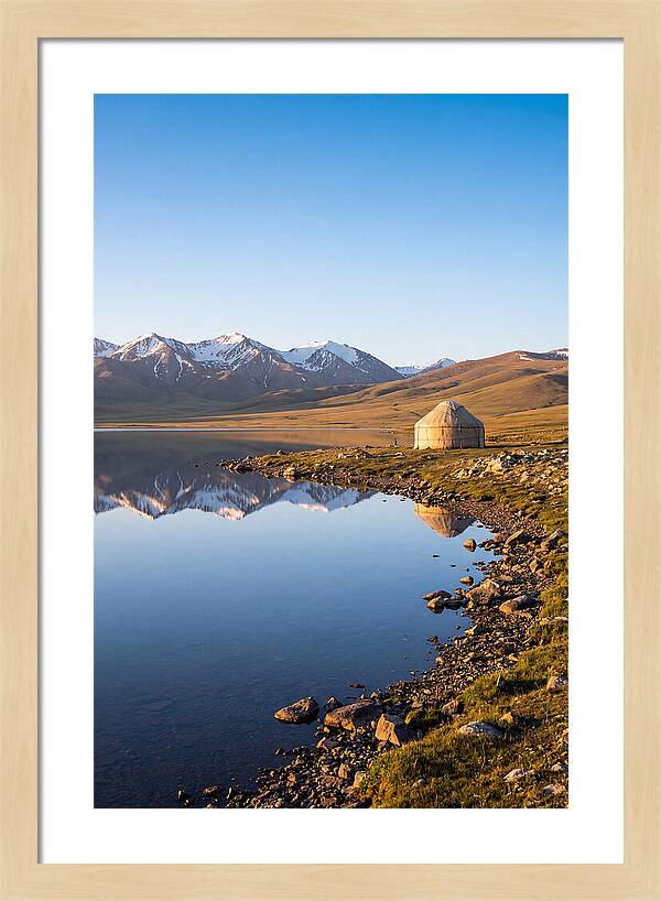 Song Kul Alpine Lake At Sunrise