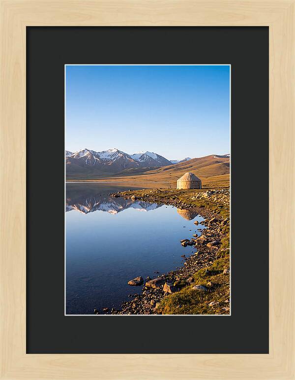 Song Kul Alpine Lake At Sunrise