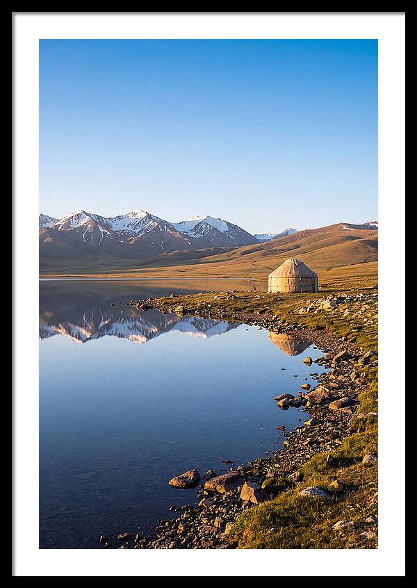 Song Kul Alpine Lake At Sunrise
