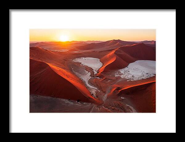Sossusvlei Dunes At Golden Hour