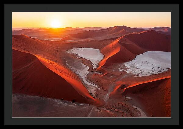 Sossusvlei Dunes At Golden Hour