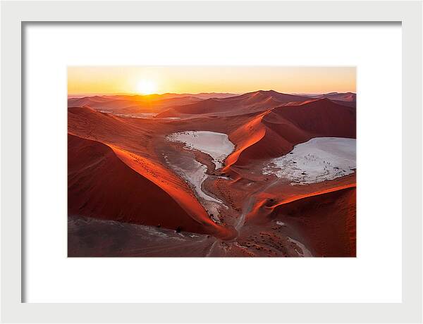 Sossusvlei Dunes At Golden Hour