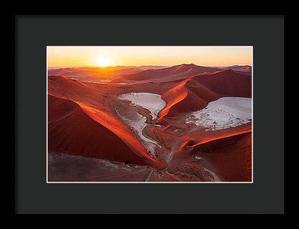 Sossusvlei Dunes At Golden Hour