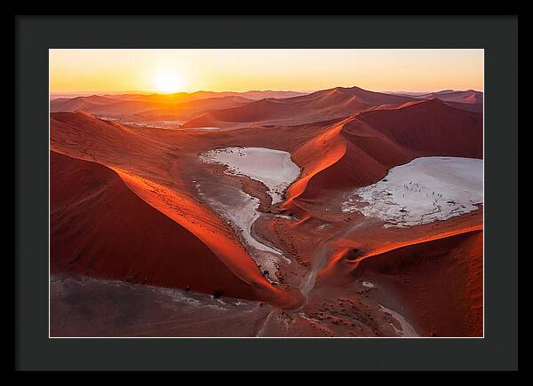 Sossusvlei Dunes At Golden Hour