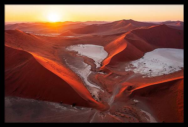 Sossusvlei Dunes At Golden Hour
