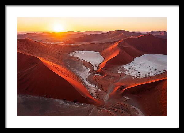 Sossusvlei Dunes At Golden Hour