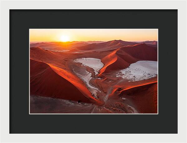 Sossusvlei Dunes At Golden Hour