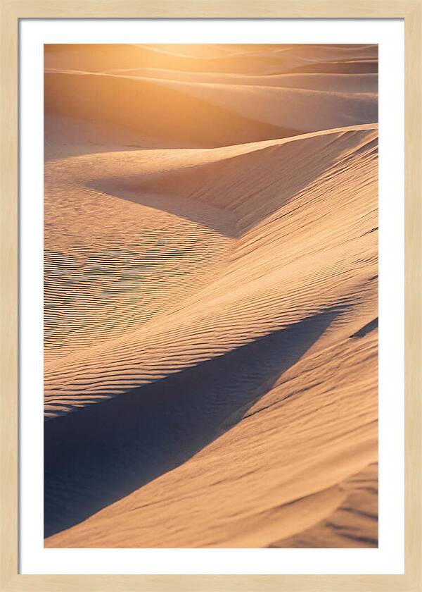Sossusvlei Sand Dunes At Sunset