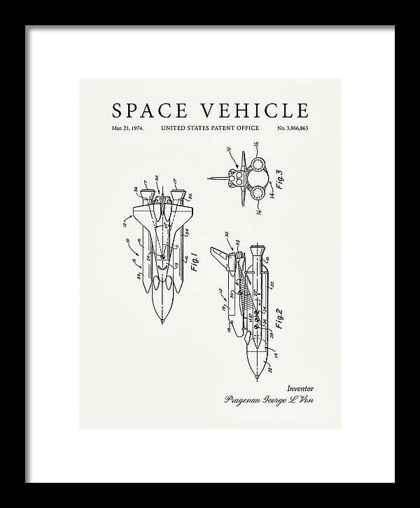Space Vehicle Minimalist Patent Us3866863