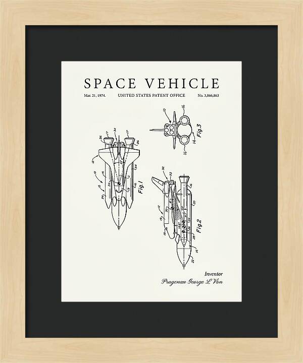 Space Vehicle Minimalist Patent Us3866863