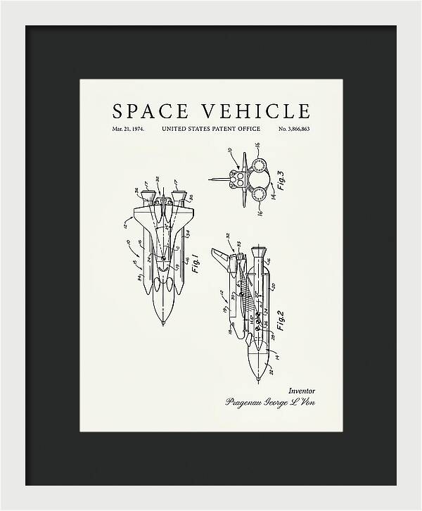 Space Vehicle Minimalist Patent Us3866863