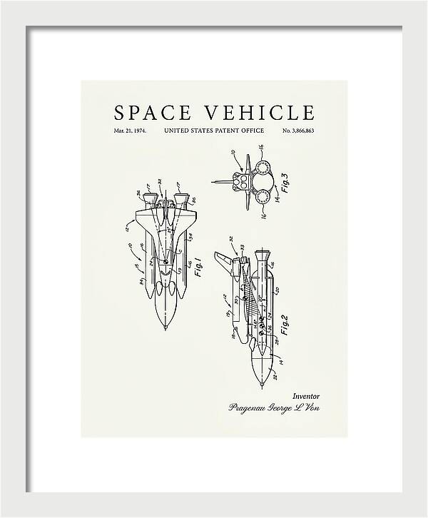 Space Vehicle Minimalist Patent Us3866863
