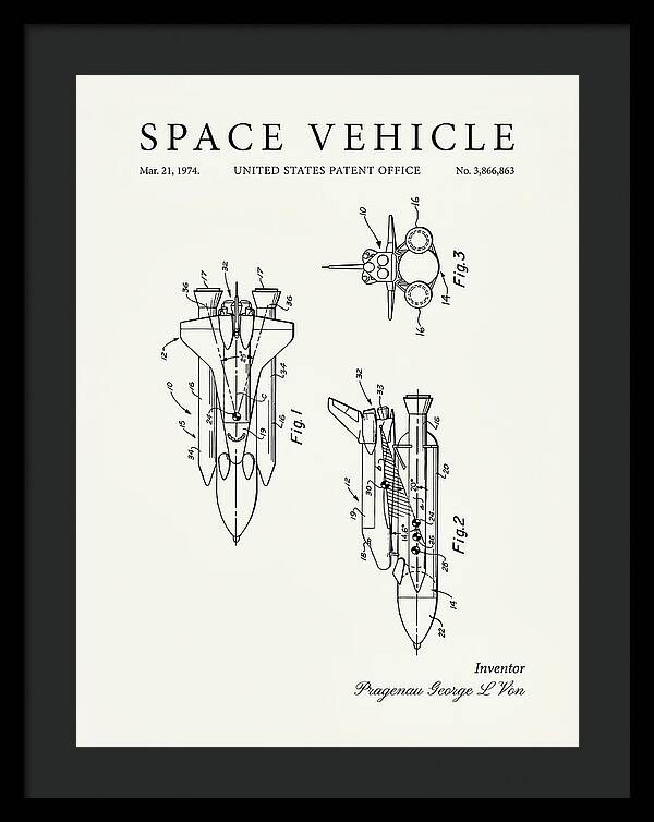 Space Vehicle Minimalist Patent Us3866863