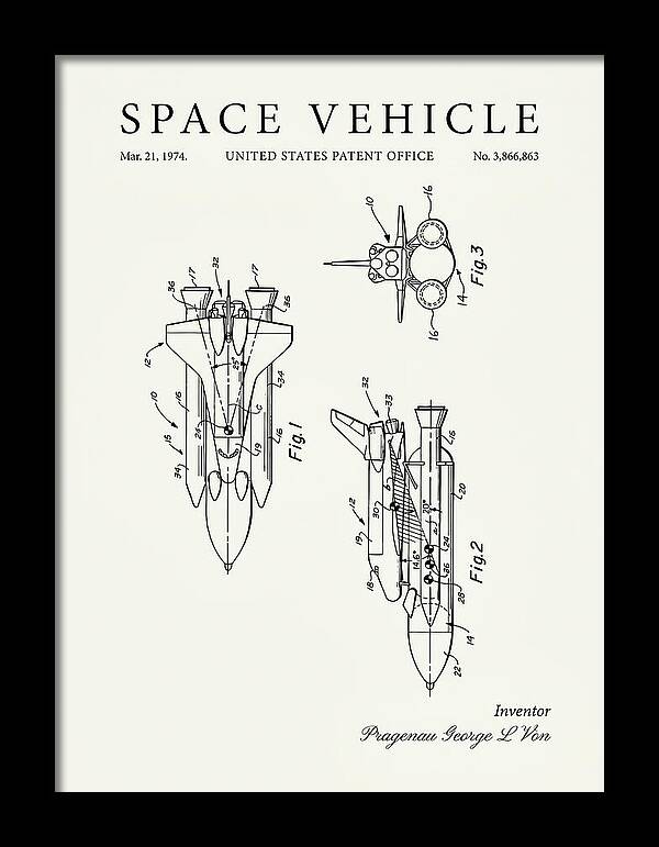 Space Vehicle Minimalist Patent Us3866863