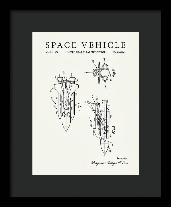 Space Vehicle Minimalist Patent Us3866863