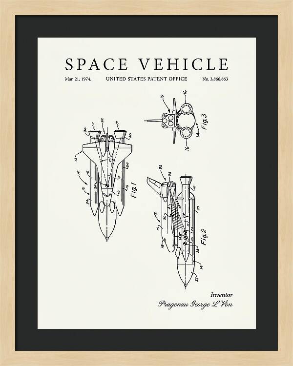 Space Vehicle Minimalist Patent Us3866863