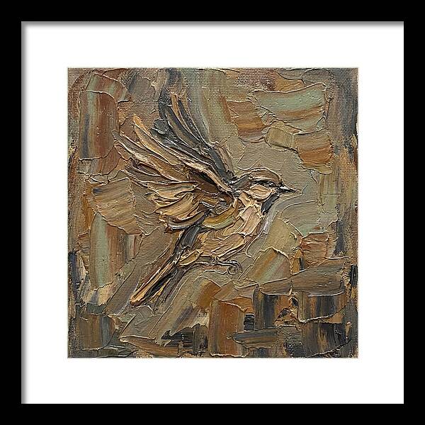 Sparrow In Flight