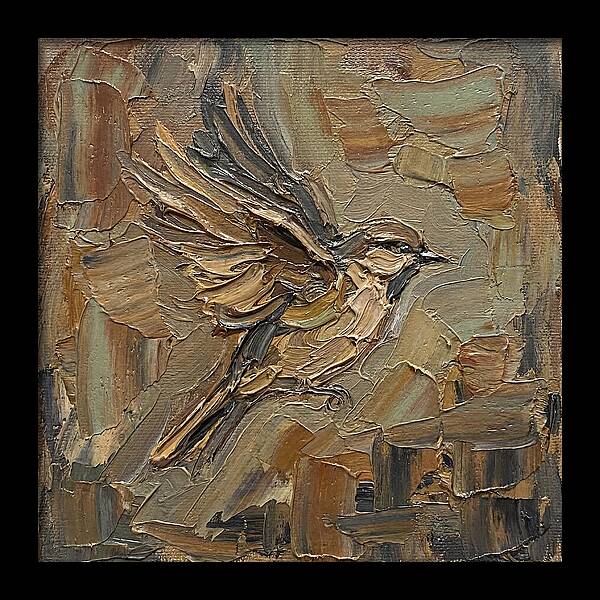 Sparrow In Flight