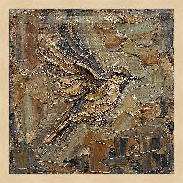 Sparrow In Flight