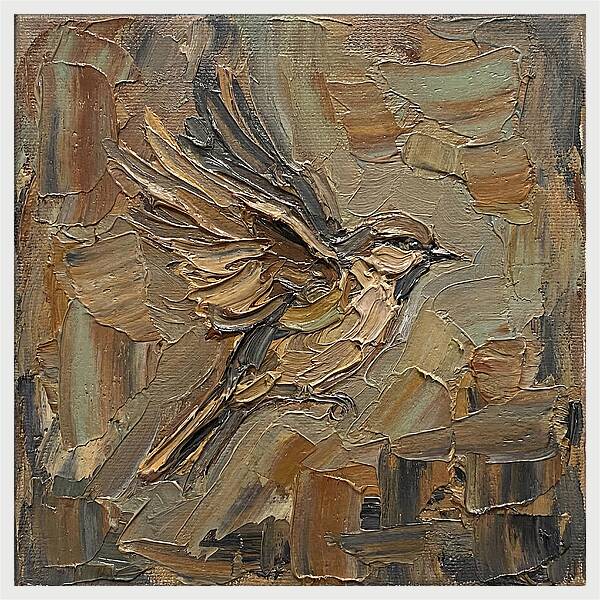 Sparrow In Flight