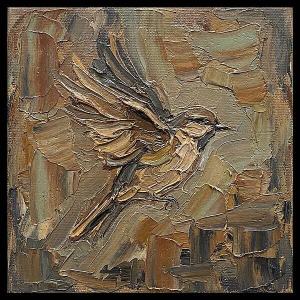 Sparrow In Flight