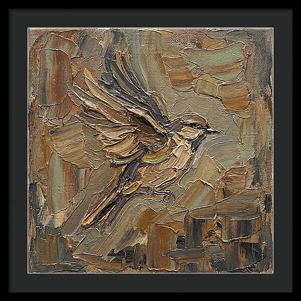 Sparrow In Flight