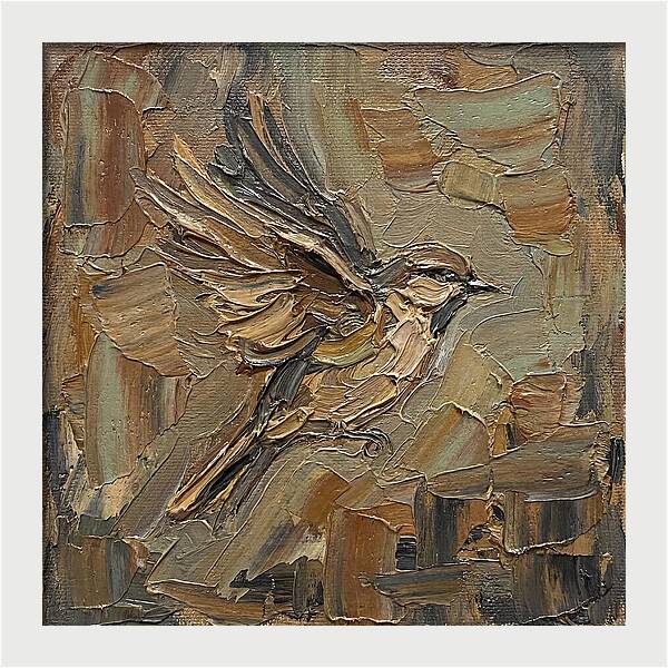 Sparrow In Flight