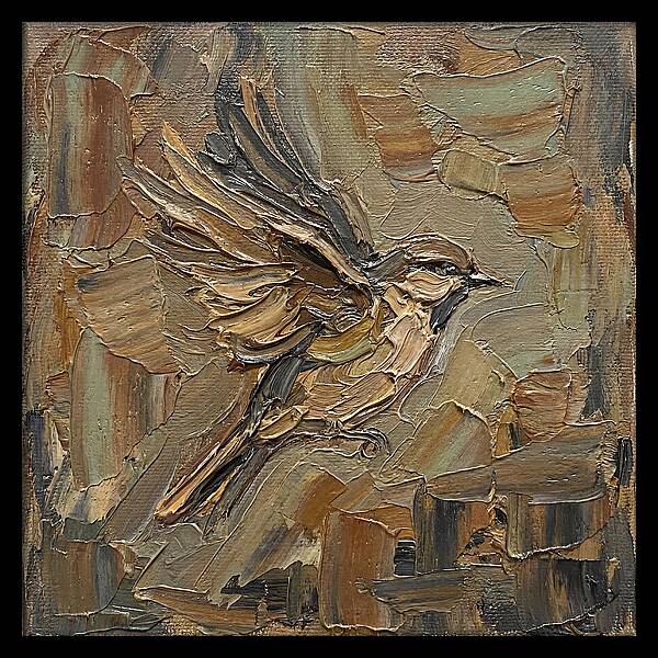 Sparrow In Flight