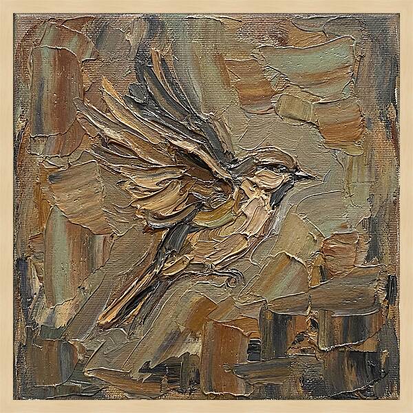 Sparrow In Flight