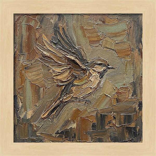 Sparrow In Flight