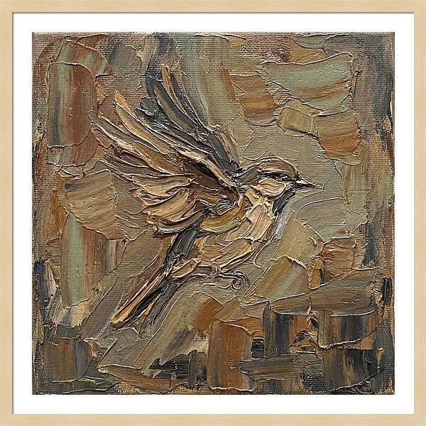 Sparrow In Flight
