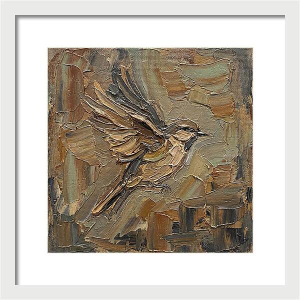 Sparrow In Flight