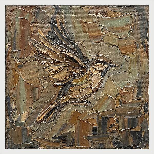 Sparrow In Flight