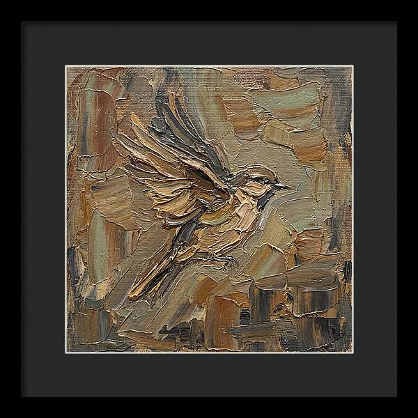 Sparrow In Flight